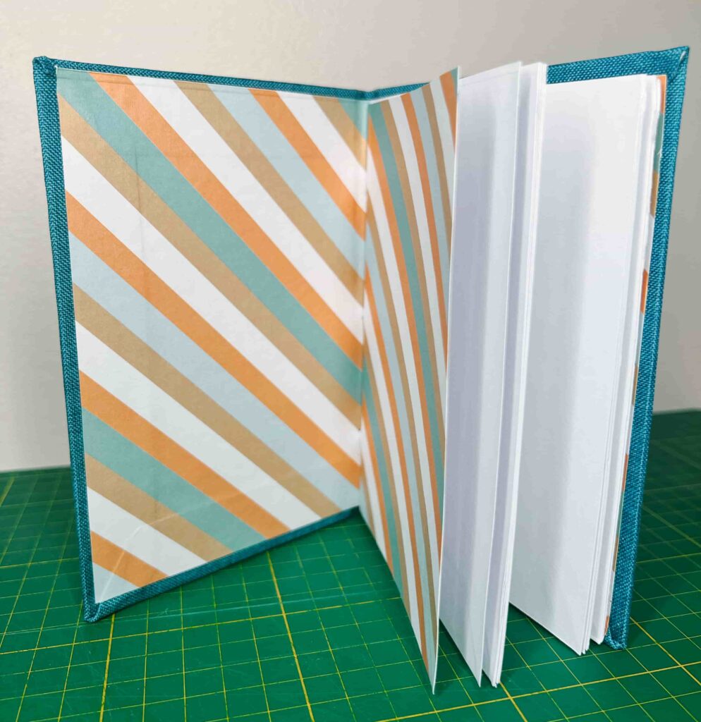 My first completed project from the new bookbinding book